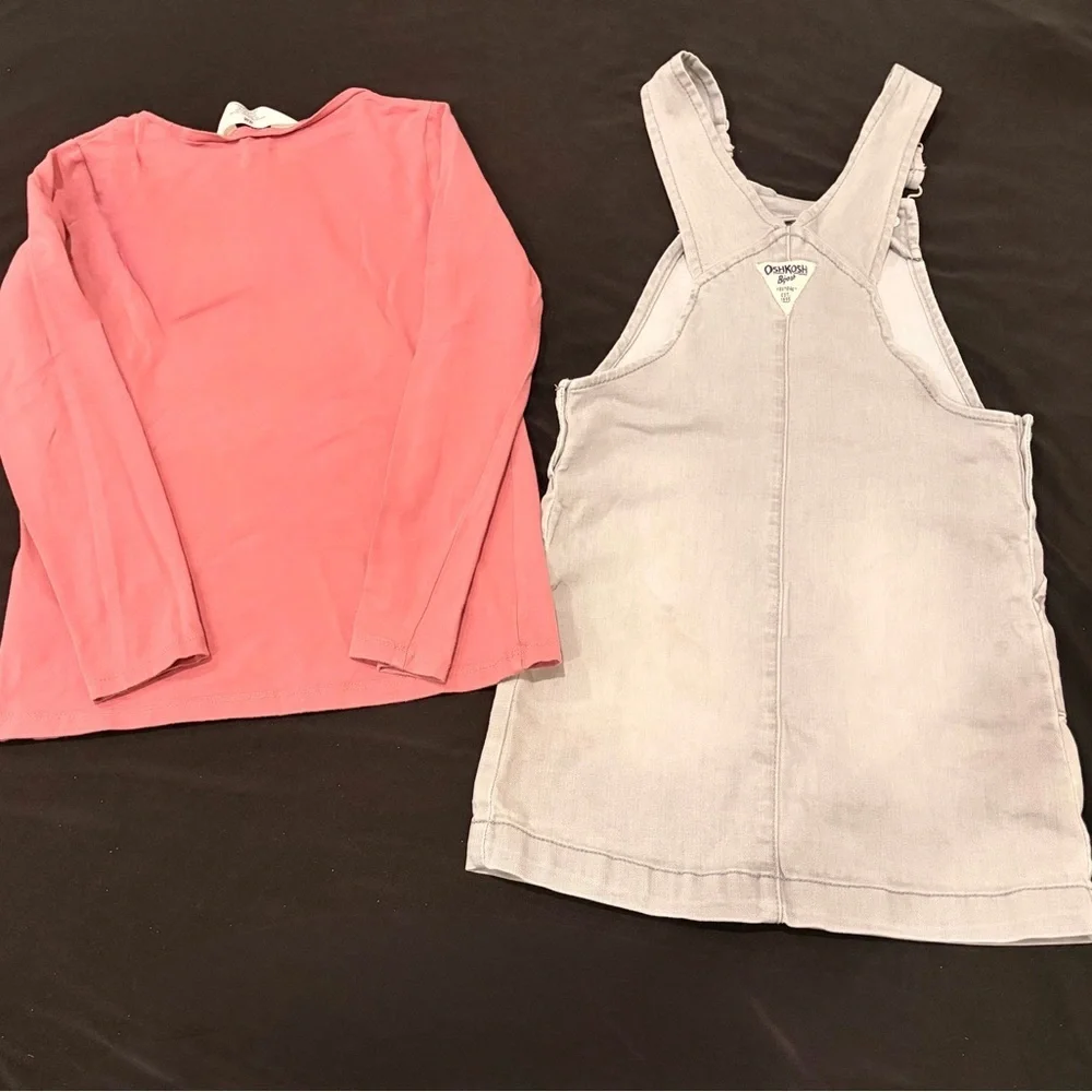 OshKosh B'gosh Pink and Gray Kids Matching Set